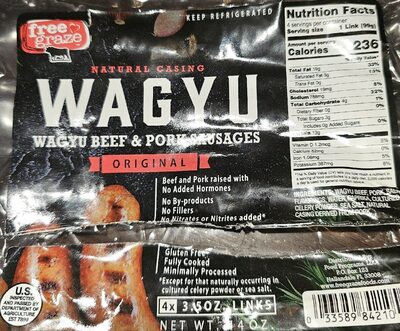 Wagyu Beef & Pork Sausages