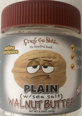 Walnut Butter, Plain with Sea Salt