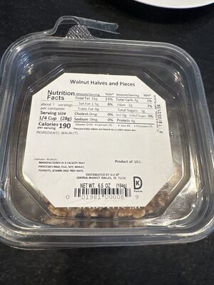 Walnut Halves & Pieces