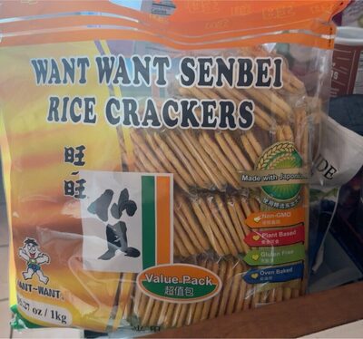 want want senbei rice crackers
