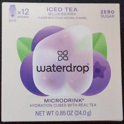 waterdrop Iced Tea: Blueberry