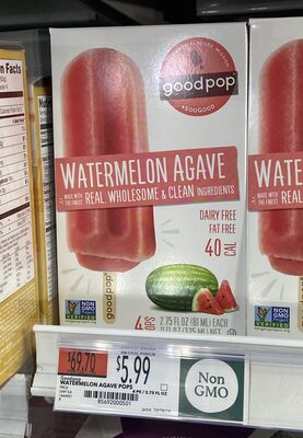 Watermelon Agave Frozen Pops