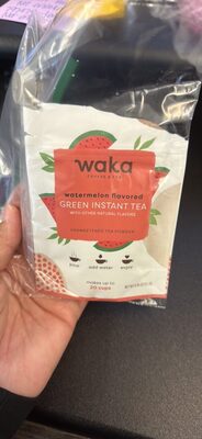 watermelon flavored GREEN INSTANT TEA