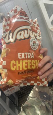 Wavers Extra Cheesy Crispy Snacks