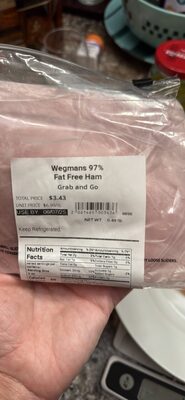 Wegmans 97% Fat Free Ham Grab and Go