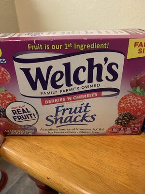 Welch's Berries n Cherries Fruit Snacks