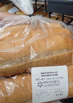 Wheat sub rolls