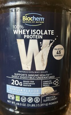 Whey protein isolate