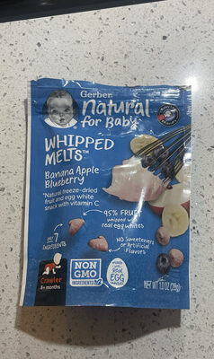 Whipped Melts Banana Apple Blueberry