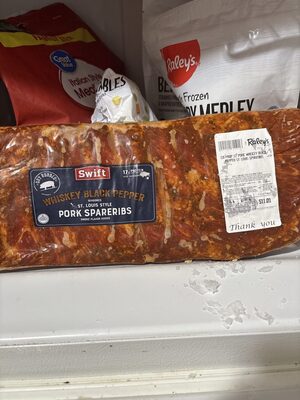 Whiskey Black Pepper Pork Spareribs