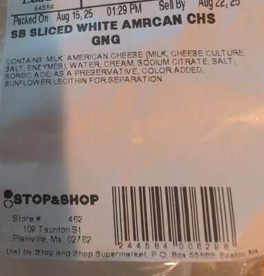 White American Cheese