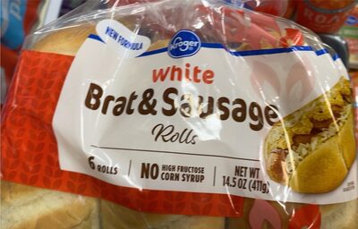 White Brat & Sausage Buns