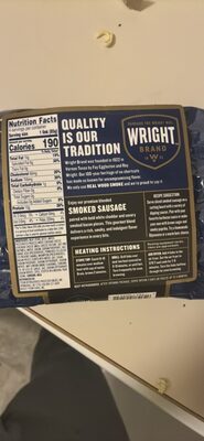 White Cheddar & Bacon Smoked Sausage