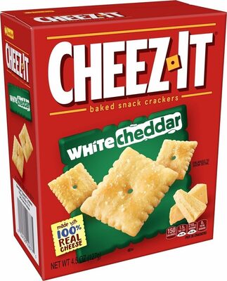 White Cheddar Baked snack crackers