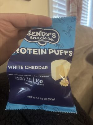 White cheddar protein Puffs