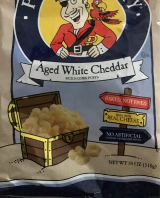 White cheddar rice &corn puffs