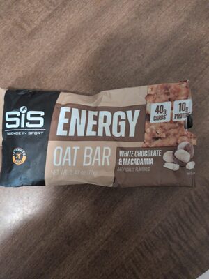 White Chocolate & Macadamia Energy Oat Bar