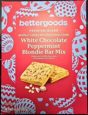 White Chocolate Peppermint Blondie Bar Mix