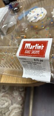 White Cupcakes White Iced