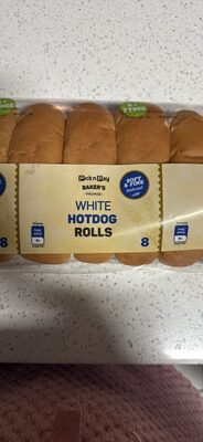 WHITE HOTDOG ROLLS