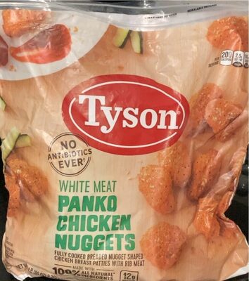 White meat Panko chicken nuggets
