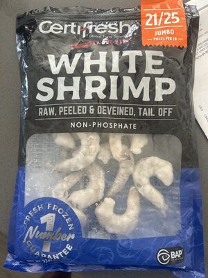 White Shrimp 21/25 Per Lb
