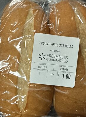 White Sub Rolls