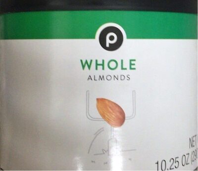 Whole almonds