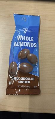 Whole Almonds Milk Chocolate Covered