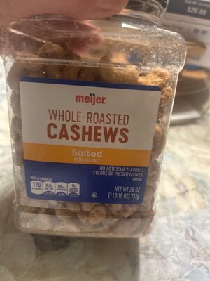 Whole cashews