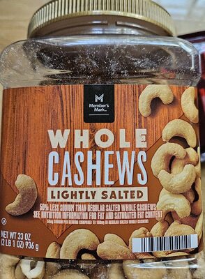 Whole Cashews Lightly Salted