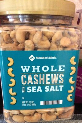 Whole Cashews With Sea Salt