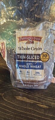 Whole Grain Thin-Sliced 100% Whole Wheat Bread