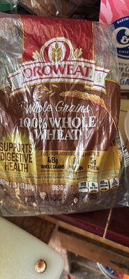Whole Grains 100% Whole Wheat Bread