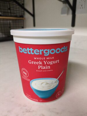 Whole Milk Greek Yogurt, Plain