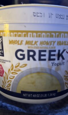 Whole Milk Honey Vanilla Greek Yogurt