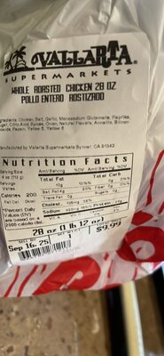 Whole Roasted Chicken 28 oz