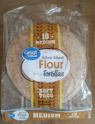 Whole Wheat Flour Tortillas