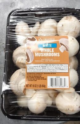 Whole White Mushrooms