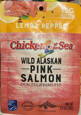 Wild Alaskan Pink Salmon Lemon Pepper