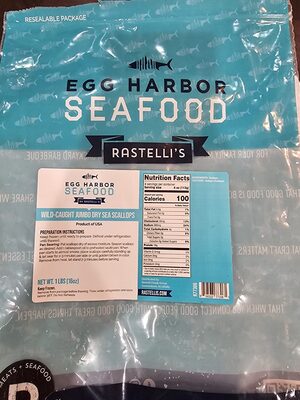 Wild Caught Jumbo Dry Sea Scallops