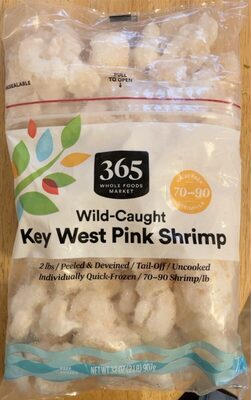 Wild caught key west pink shrimp
