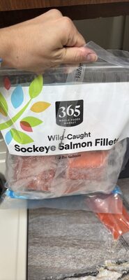 Wild caught sockeye salmon fillets