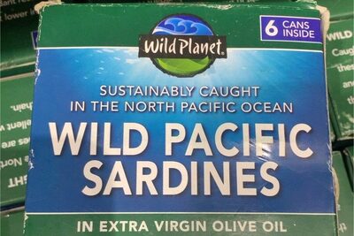 Wild pacific sardines