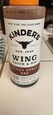 Wing Sauce & Dip Sticky Honey Bbq