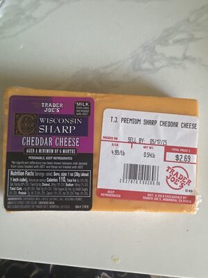 Wisconsin Sharp Cheddar Cheese