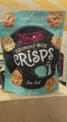 Wowza Crunchy Rice Crisps Sea Salt