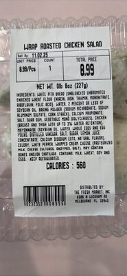 Wrap Roasted Chicken Salad