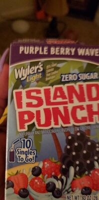 Wyler light zero sugar island punch