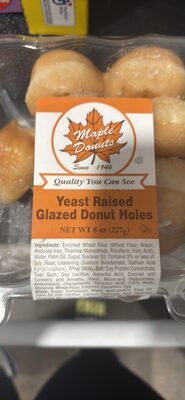 Yeast Raised Glazed Donut Holes